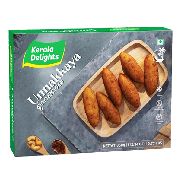 Kerala Delights Unnakkaya 350g Frozen